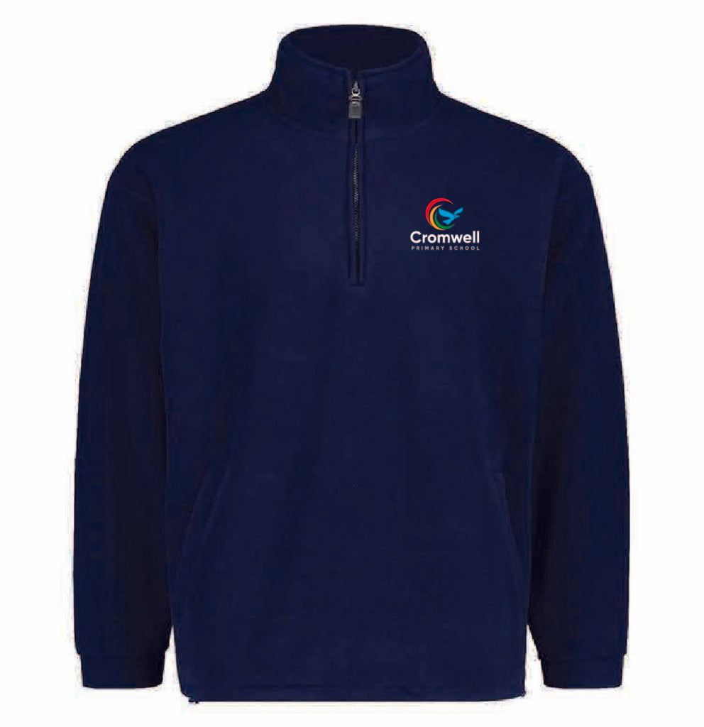 Cromwell Primary School 1/2 Zip Polar Fleece